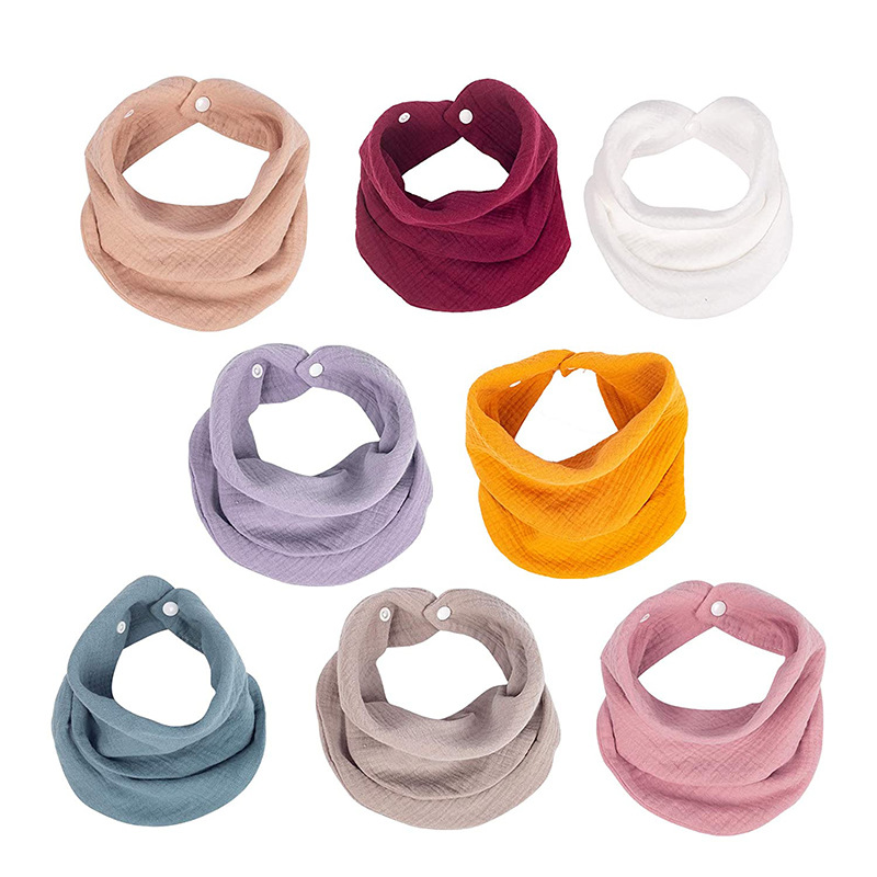 Simple Style Stripe Solid Color Crepe Baby Accessories display picture 1