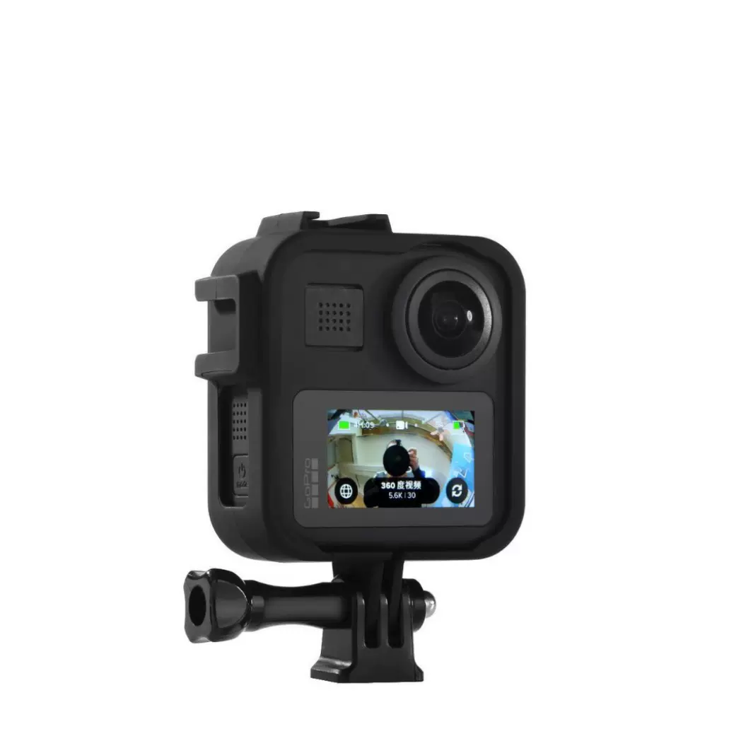 爆款热销 GoProMAX全景运动相机侧边框防摔固定保护外壳GP495