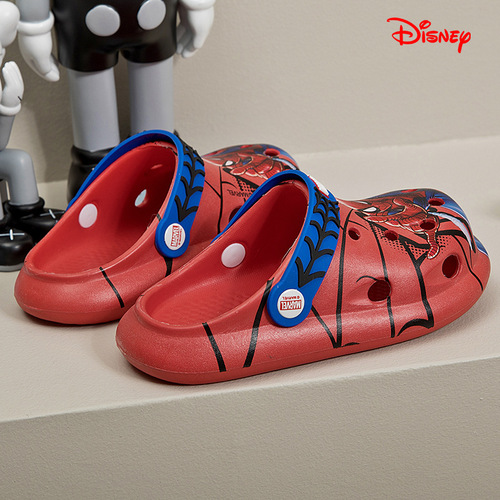 Disney Slippers Children's Croc Shoes Summer New Boys' Indoor Baotou Anti-Slip Children's Outdoor Beach Shoes