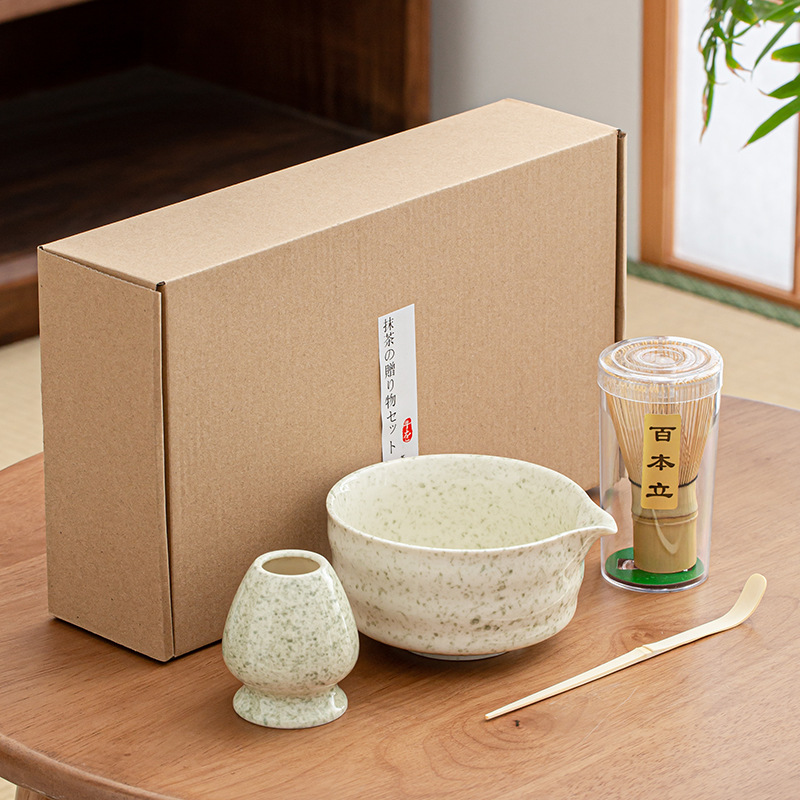 Ceremonia de matcha japonesa transfronteriza Tazón de matcha de cerámica Tazón de té