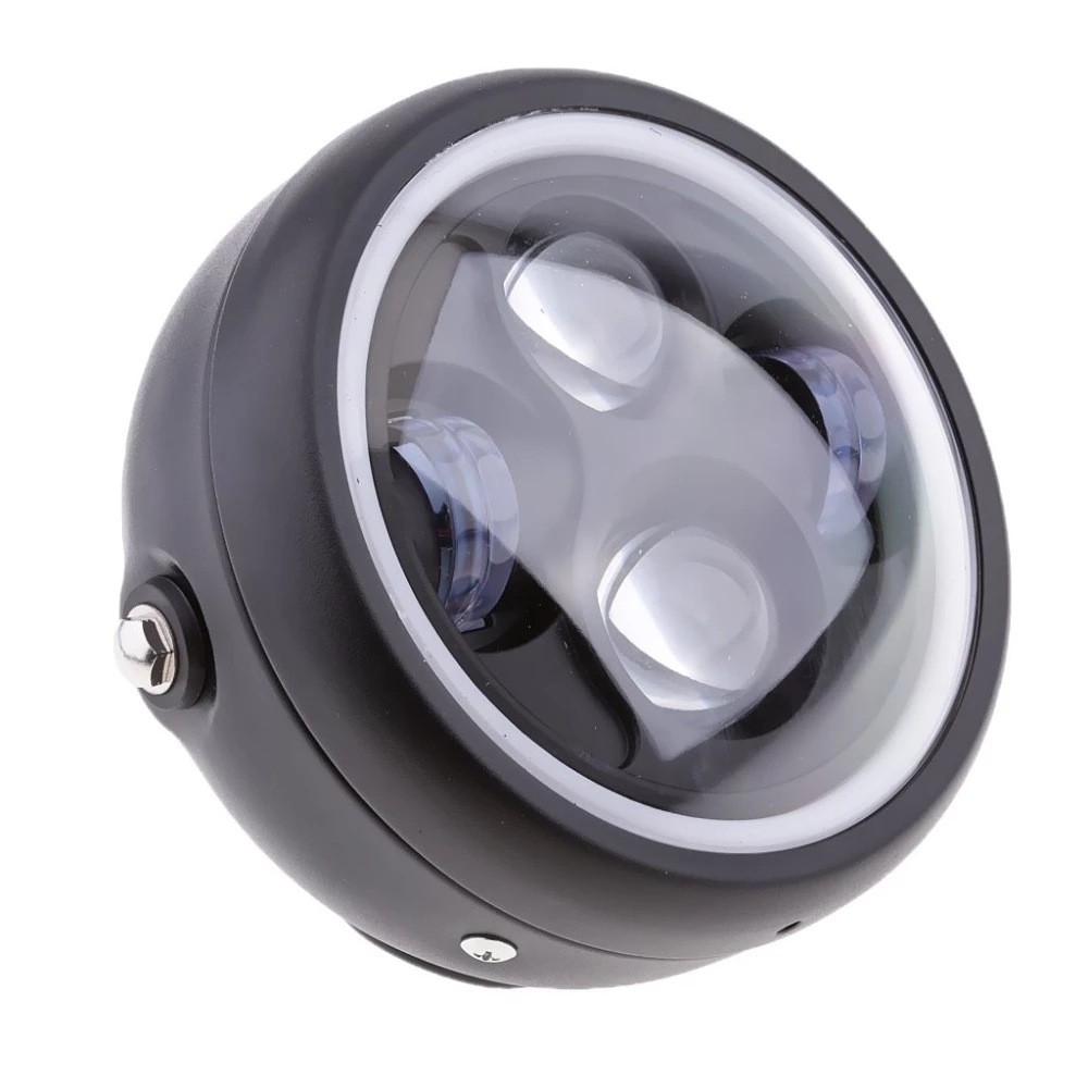 Harley Cafe Racer Retro Motorcycle Modified 6.5 inch LED Headlight