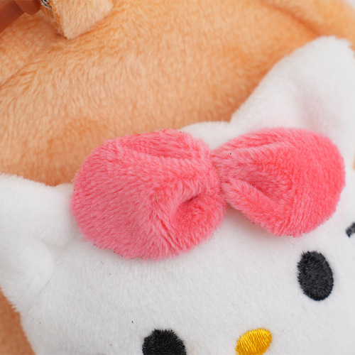 White Dog Pudding Dog Cute Cartoon Pink Dog Mini Wallet Handbag Wrist Earphone Storage Bag Wholesale
