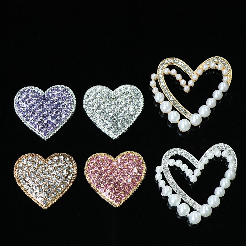 New Diamond-encrusted Pearl Love Cave Shoes DIY Accessories Mobile Phone Case Beauty Sticker Diamond Material Shoe Flower Decoration in stock New Diamond-encrusted Pearl Love Cave Shoes DIY Accessories Mobile Phone Case Beauty Sticker Diamond Material Shoe Flower Decoration in stock