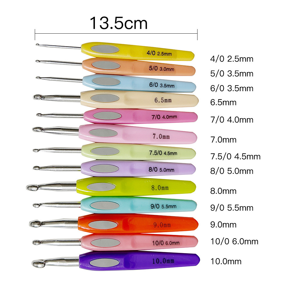 Un conjunto de 13 accesorios de bolsa de PU para herramientas de tejido transfronterizo de Amazon