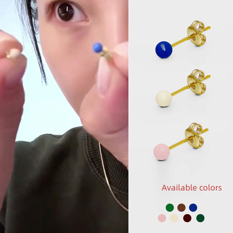 Brand small cute earrings