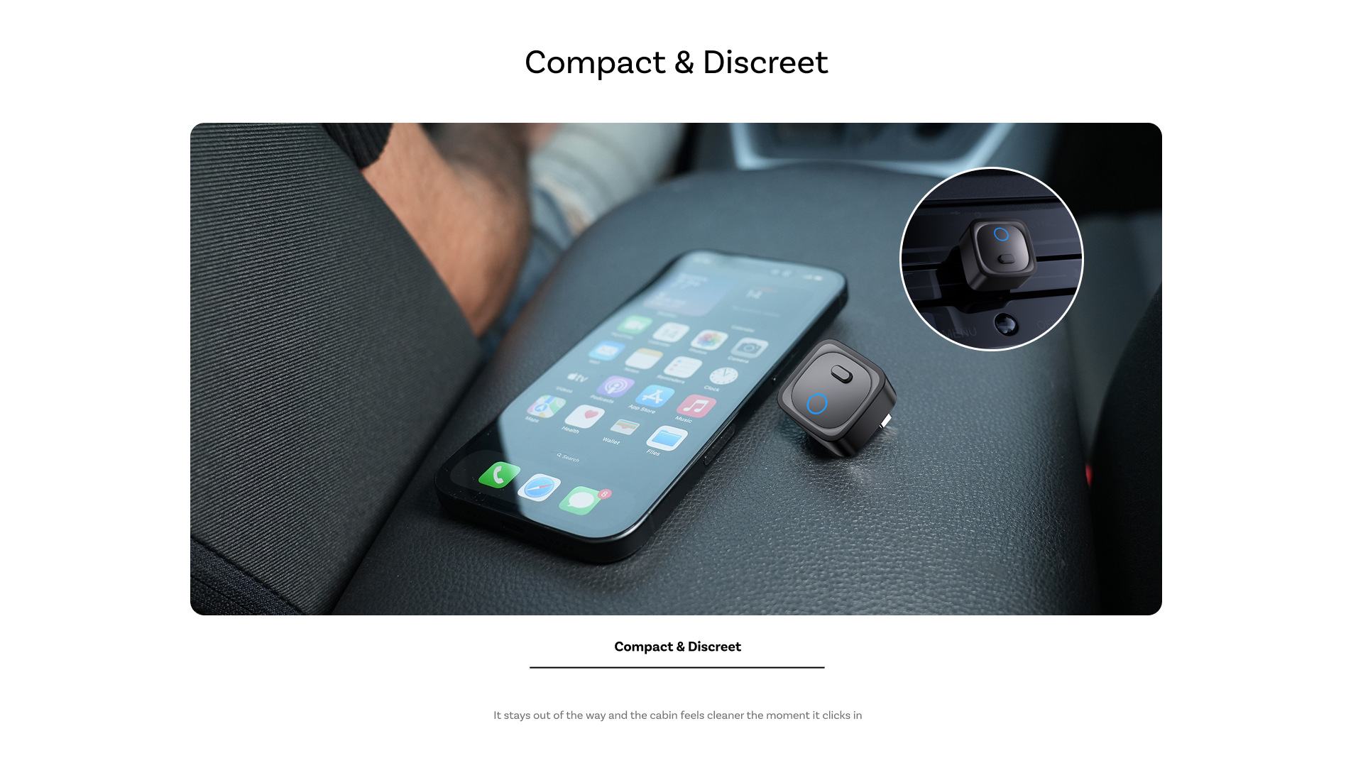 Cross-Border Wireless Carplay Module Wireless Adapter 2in1 Android Autocarplay Car Connectivity Box