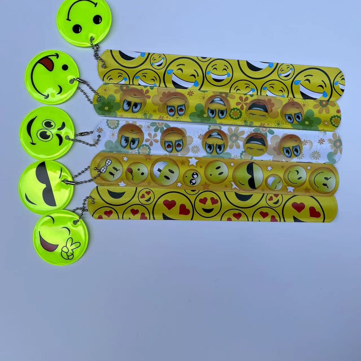 Amazon nuevo colgante reflectante collar pulsera impresa popular