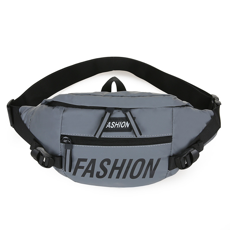 Bolso de la cintura de la marca de moda ins bolso de pecho de pareja de la calle nuevo estilo coreano de las mujeres Harajuku estilo de viaje bolso de hombro casual