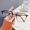 Men's metal retro glasses