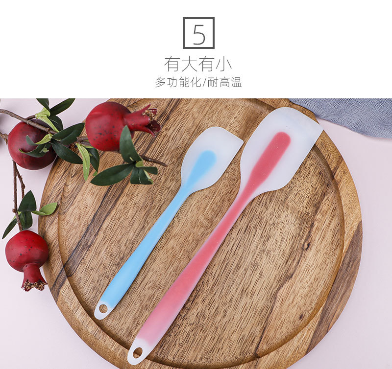 硅胶刮刀硅胶铲烘焙工具食品级耐高温硅胶铲软刮板一体式硅胶刮刀-阿里巴巴