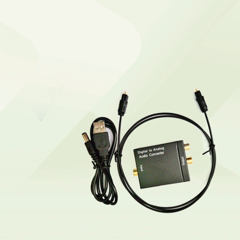 Factory Direct Sales Digital to Analog Converter Dual-Chip Optical Fiber Coaxial to Audio Dual-Chip Upgraded Version Factory Direct Sales Digital to Analog Converter Dual-Chip Optical Fiber Coaxial to Audio Dual-Chip Upgraded Version