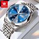 Lee 9970 steel belt original blue male