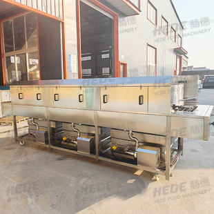 Customized Four-Sided Spray Bread Tray Cleaning Equipment Continuous Basket Washing Machine Pastry Turnover Basket Cleaning Machine