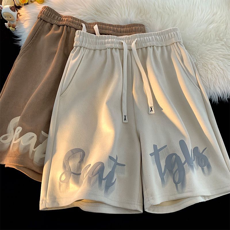 Summer Shorts men's summer fashion brand loose casual sports pants American basketball drawstring running shorts