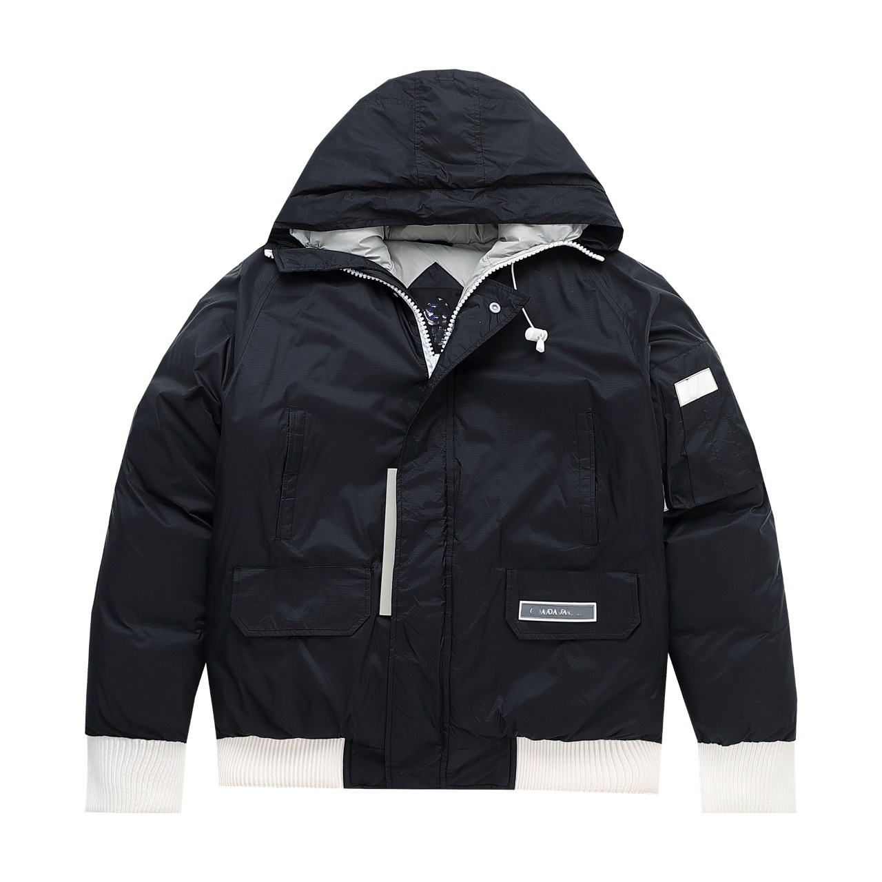 Trendy and high-end European and American brand CG bomber jacket down coat, new style for men and women, affordable alternative to European goods, cross-border e-commerce.