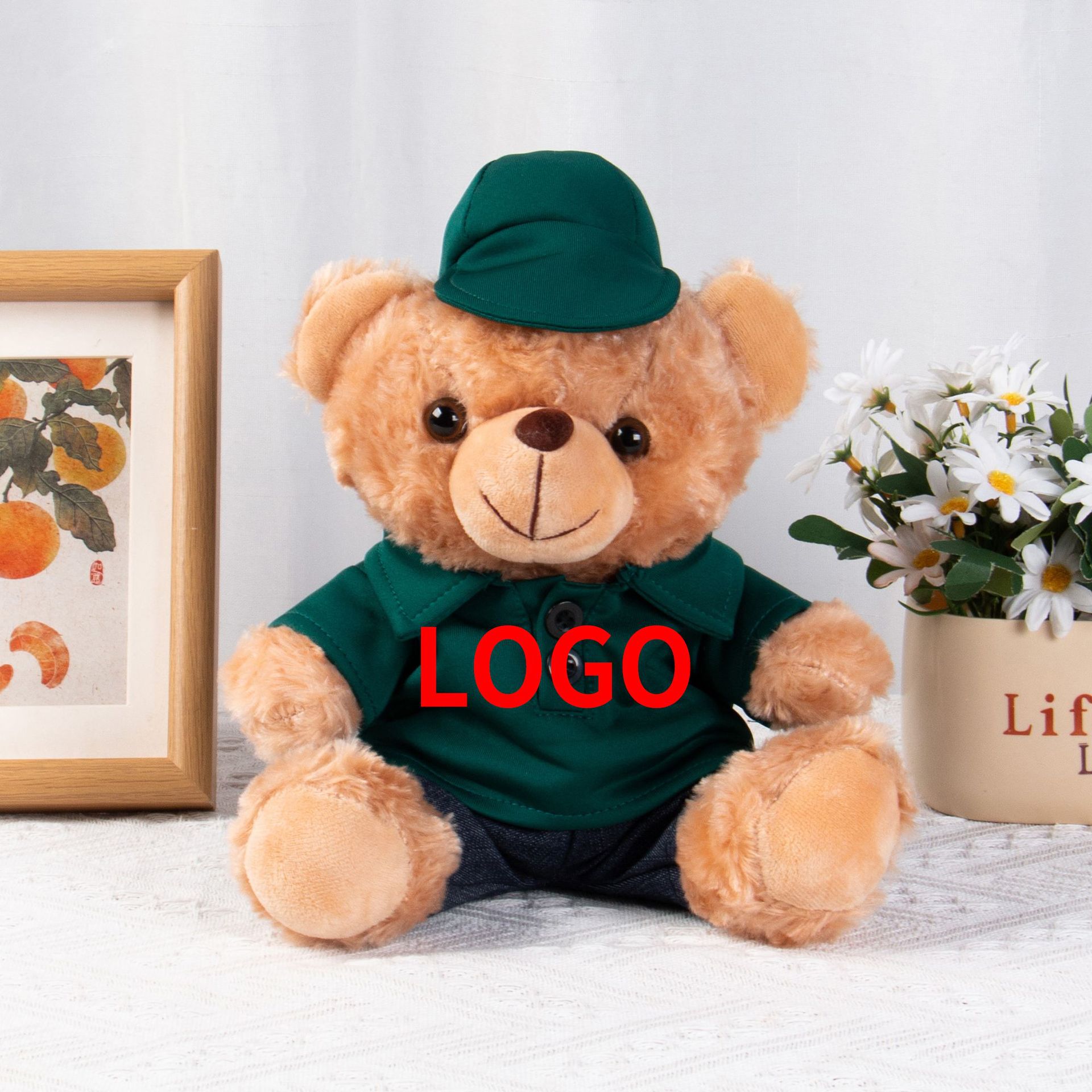 Auto 4S tienda juguetes de peluche regalo Teddy Bear se puede imprimir logotipo de coche Teddy Bear regalo para niños y niñas