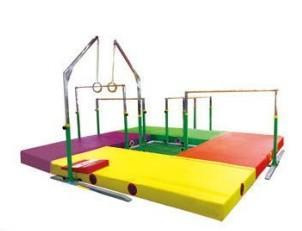 행복한 체조 조합 (수평 막대, 평행 막대, 링, 고르지 않은 막대 조합, 유리 섬유 강화 플라스틱 막대 표면, 전체 크기 400*400cm)