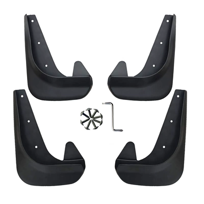 Suitable for universal small-sized car mud flaps, 4-piece set, foreign trade cross-border mud flaps, exterior modification (Mudguard)
