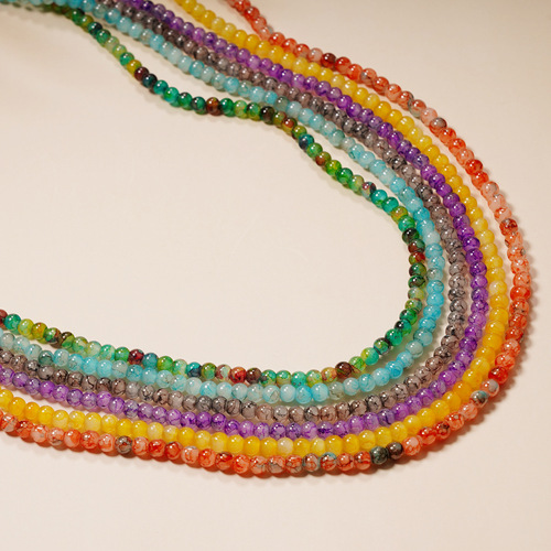 Beaded glasses hanging chain to prevent glasses from falling off rope lanyard beaded glasses chain (crystal pattern beads)