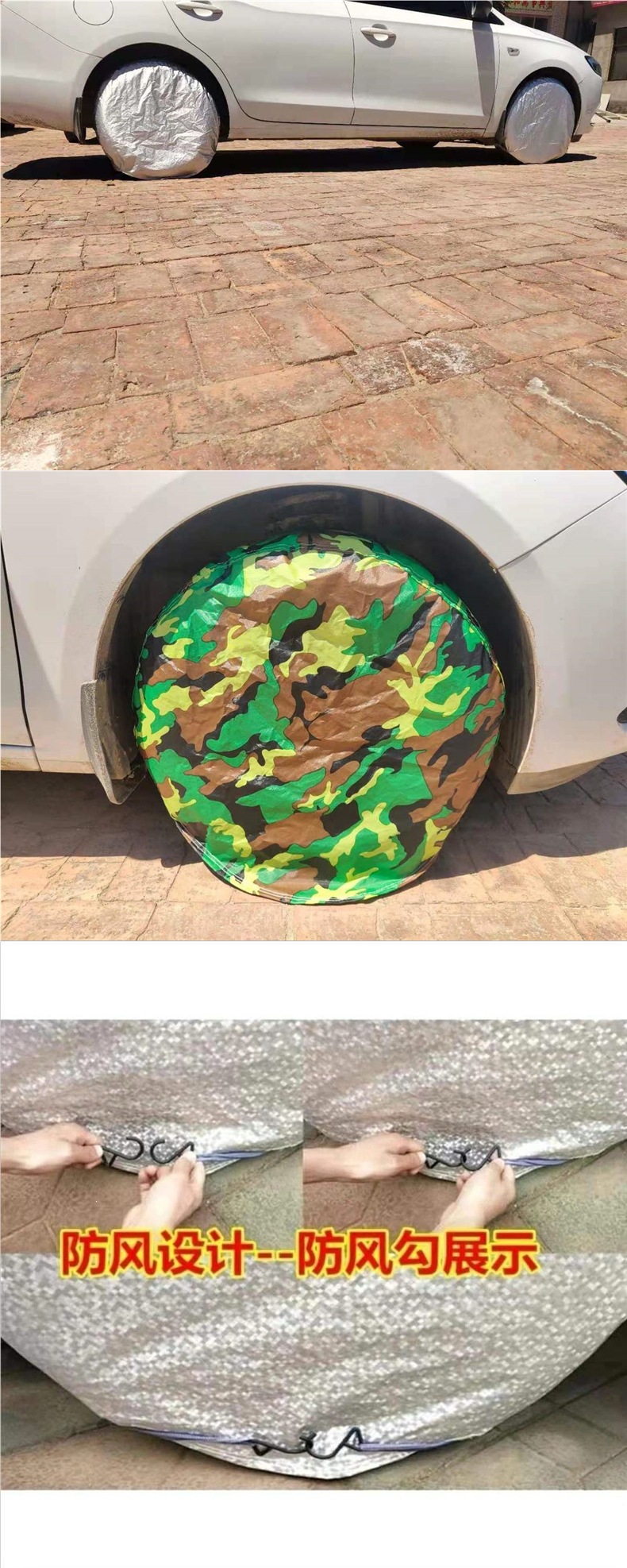 Car tire spare tire cover, full coverage, dustproof, rainproof, explosion-proof, sunproof, frost-resistant, and anti-aging, suitable for all seasons