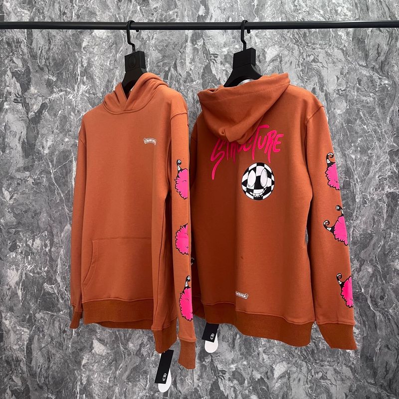 24ss年新款高品质Chrome Hearts 马蹄十字架连帽拉链卫衣工厂批发|undefined