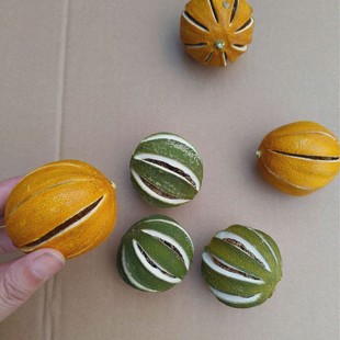 Whole Dried Lemon Whole Dried Orange Fruit Slant Cut Non-artificial Dried Flower Plant Crafts Atmosphere Ornaments