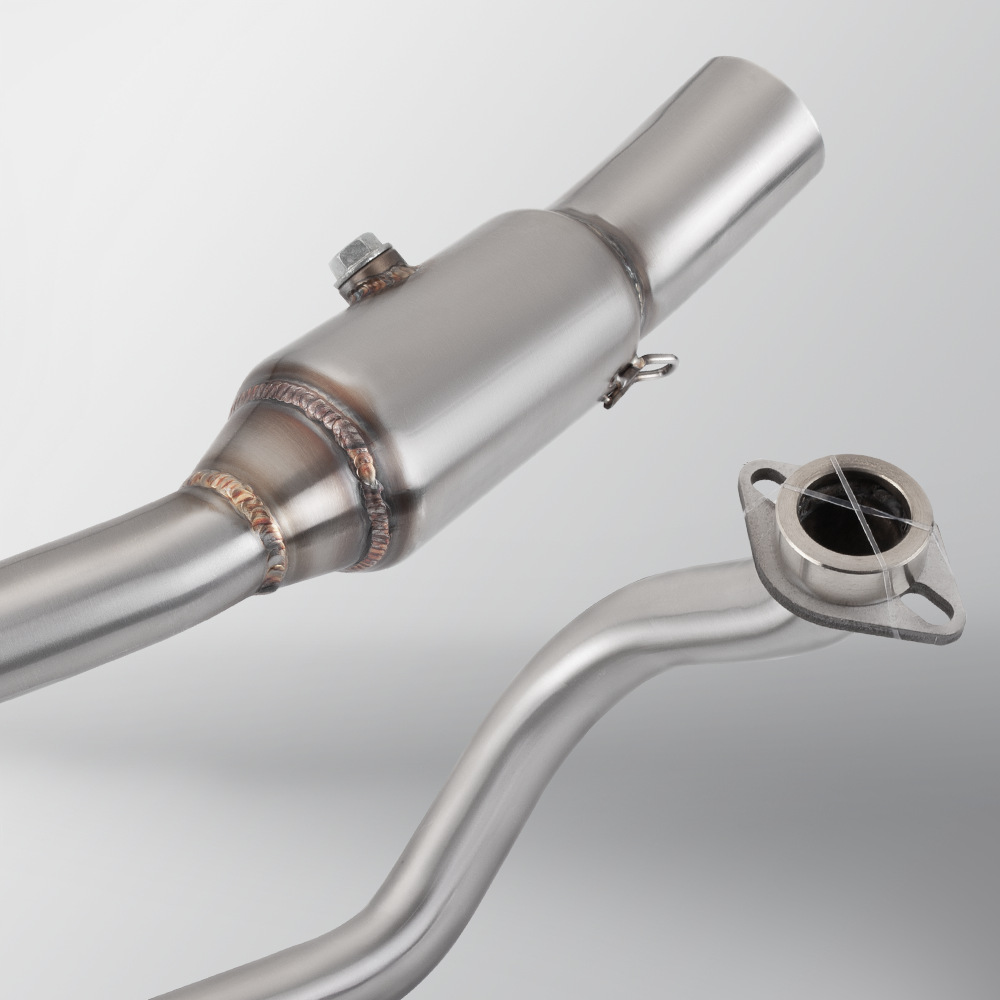 Forza Fosha 300 Stainless Steel Front End Silencer Motorcycle Scooter Full-Section Exhaust Pipe Modification