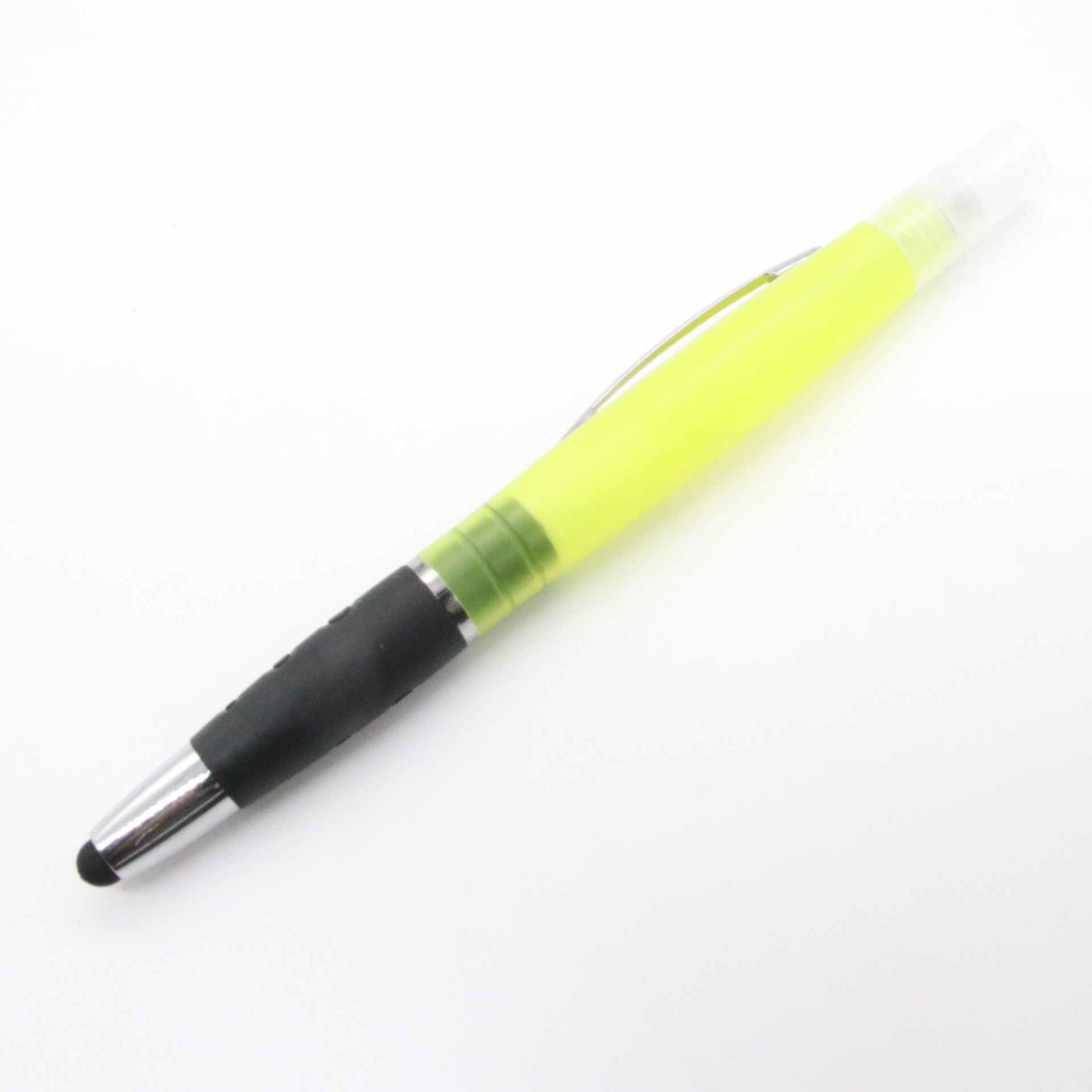 Pluma de spray de plástico pluma de perfume de 3ml pluma de bolígrafo táctil dos en uno sub-botella pluma táctil publicidad promocional