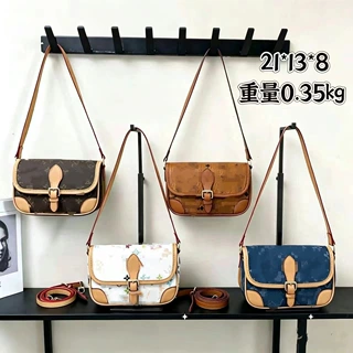 跨境女包2025新款单肩斜挎驴家小方包高级感可爱小法棍网红邮差包