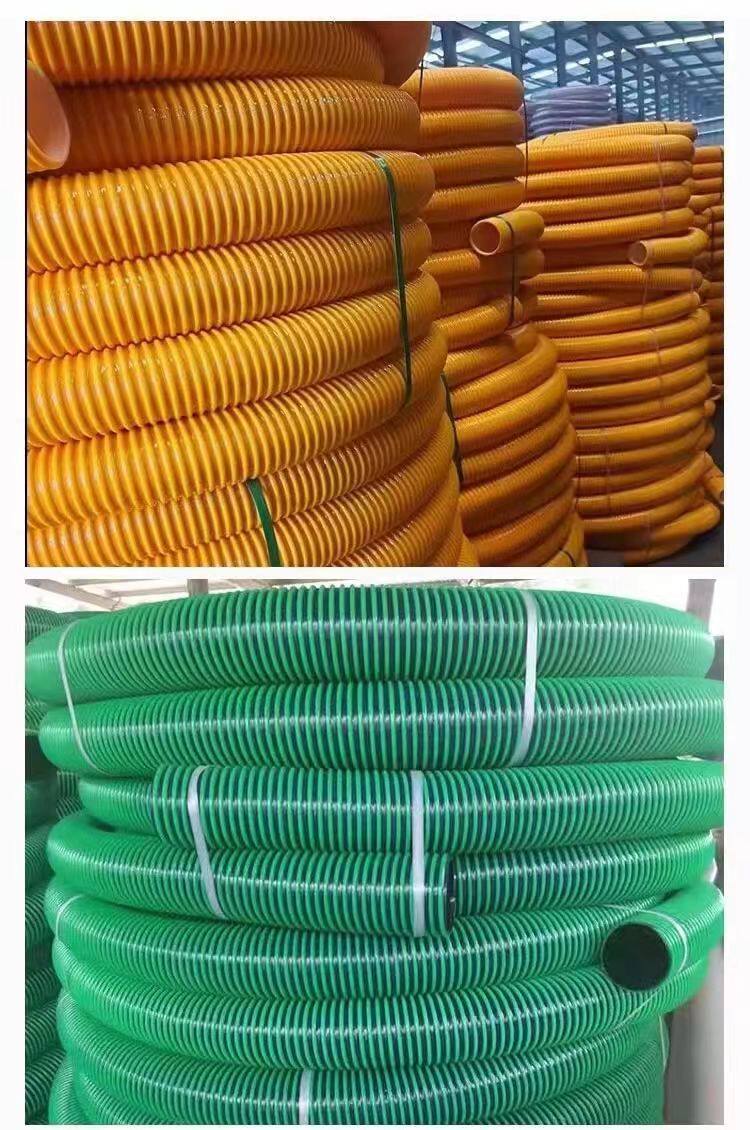 Thickened PVC plastic reinforced cow tendon pipe engineering environmental sanitation suction pipe w