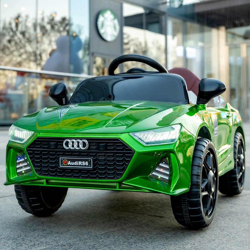 Электрический детский автомобиль Audi на 4 колёсах, пульт и управление через приложение, 1–2 мотора