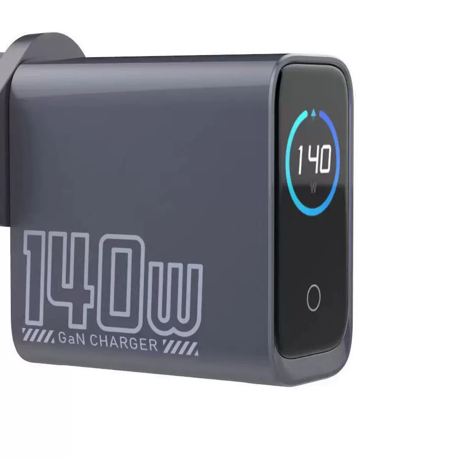 TFT屏数显充电器  100W数码显示充电器  140W 数显充电器 GAN屏显