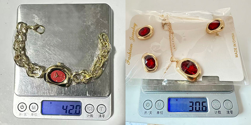 5-teiliges Damen-Quarzuhr-Set mit Armband