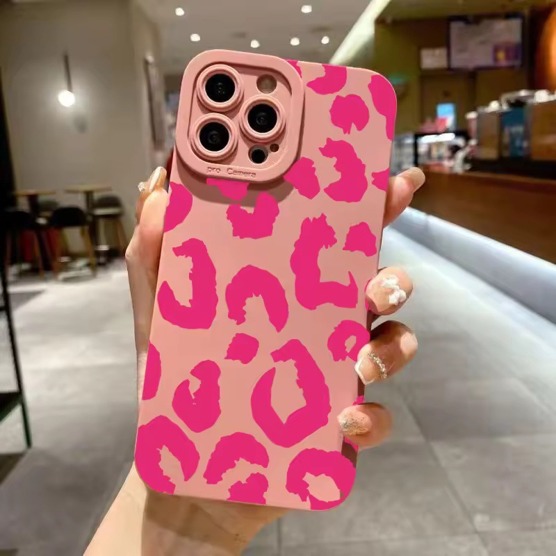 适用于苹果IPhone 17 PRO MAX 豹纹设计相机保护手机壳保护套