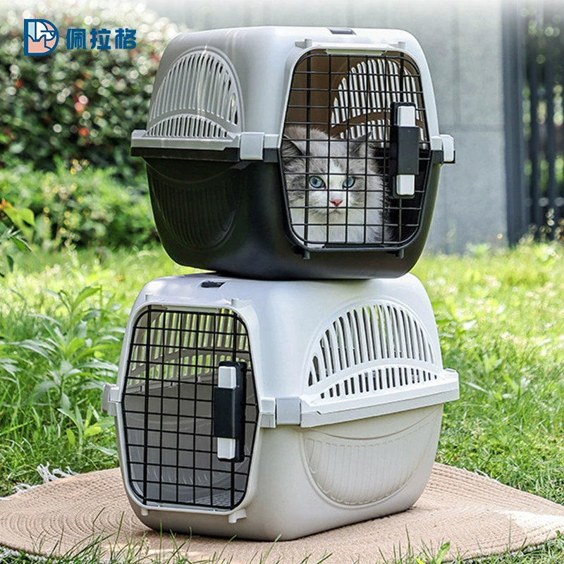 Новая железная дверь кошачий воздушный ящик для домашних животных ящик для собак кошка клетка экологически чистая портативная кошка для кошек