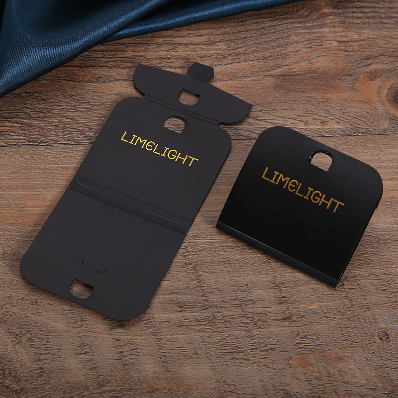 厂家供应发夹卡纸 通用项链包装吊卡 免费设计耳钉发圈饰品卡片