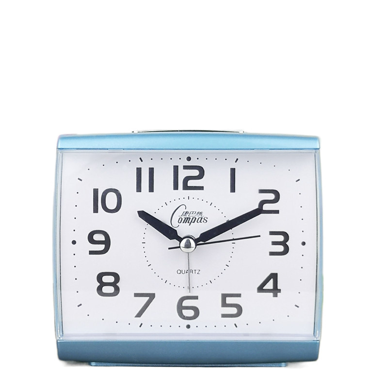 음소거 큰 글꼴 알람 시계 전자 영구 달력 밤 빛 온도 시계 잠자는 학생 침실 침실 테이블