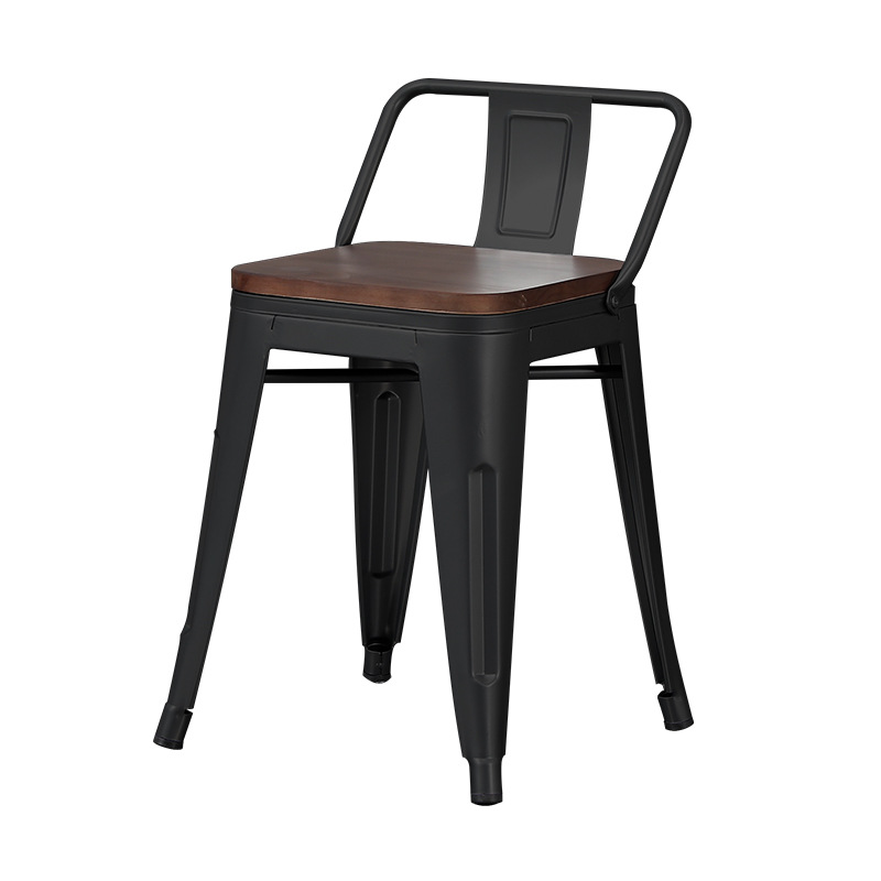 45cm negro-superficie de madera