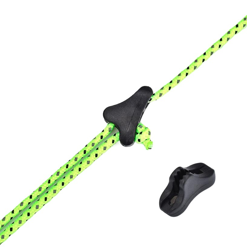 Outdoor Camping Style Triangle Wind Rope Buckle Tent Canopy Accessories Camping Style Plastic Buckle Stop Anti-Slip Adjustment Buckle Small