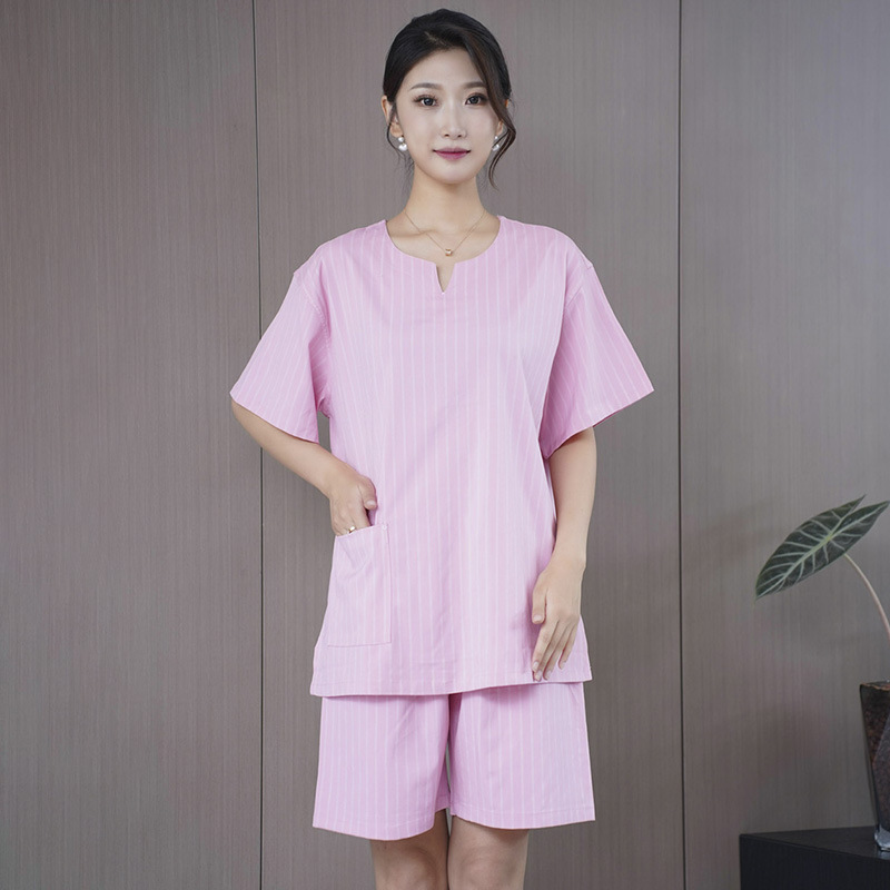 미통 스트라이프 핑크 여성용