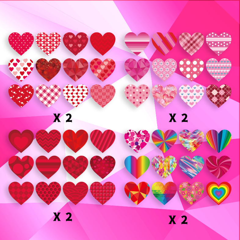 Nuevas pegatinas de regalo para el Día de San Valentín, pegatinas para sellar sobres, pegatinas decorativas para fiestas, pegatinas que brillan en la oscuridad, pegatinas para juegos