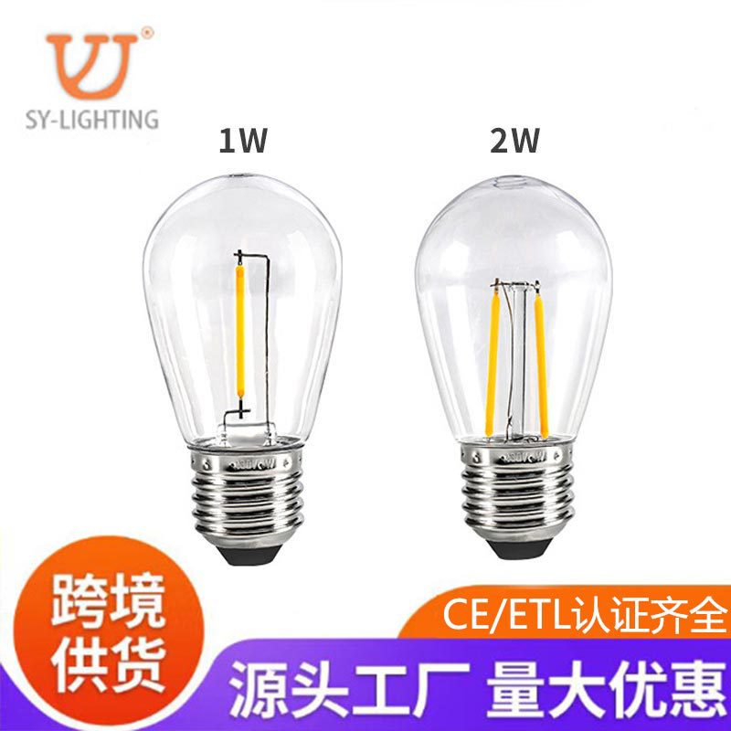 Led Light Bulb E27 Screw Base Pc Small Outdoor Landscape Camping Edison S14 Led Bulb Edison Light Bulb Led Light Bulb E27 Screw Base Pc Small Outdoor Landscape Camping Edison S14 Led Bulb Edison Light Bulb