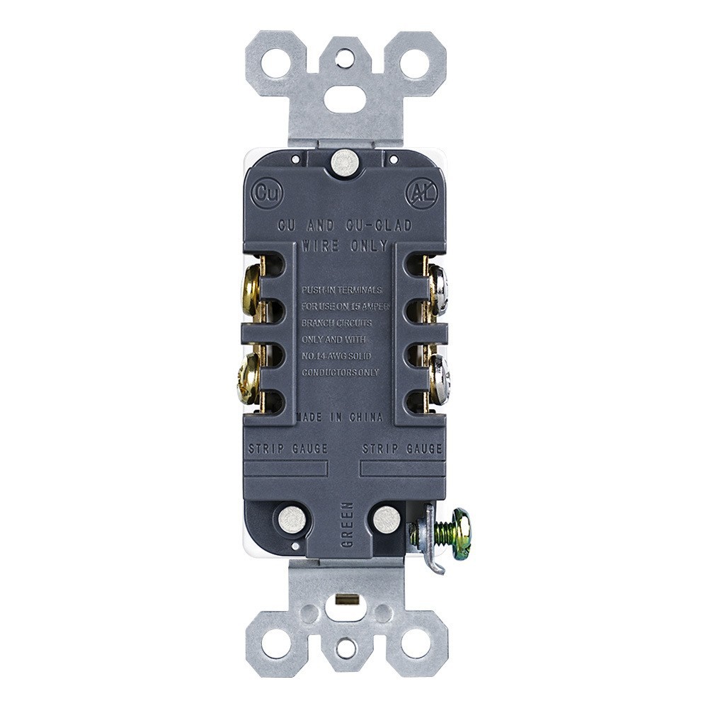 Comercio electrónico transfronterizo exclusivo para la decoración de estilo americano con enchufe blanco con TR 15A 20A 125V enchufe UL