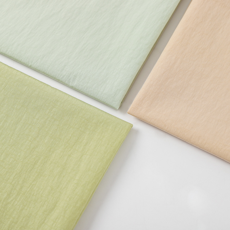 2023 New Waterproof Quick-Dry Geely Crepe Sunscreen Jacket Fabric - Ultra-Thin Nylon Skirt Style Jacket Woven Fabric