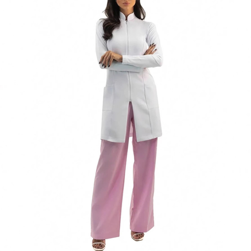 Cross-Border White Jacket Guangzhou Summer Fashion New Long-Sleeved Women's Clothing Women's Medical Clothing Work Clothes Cross-Border White Jacket Guangzhou Summer Fashion New Long-Sleeved Women's Clothing Women's Medical Clothing Work Clothes
