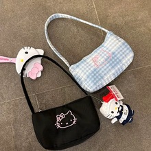 可爱凯蒂猫腋下包少女心高颜值单肩包便携休闲百搭手提包托特包包