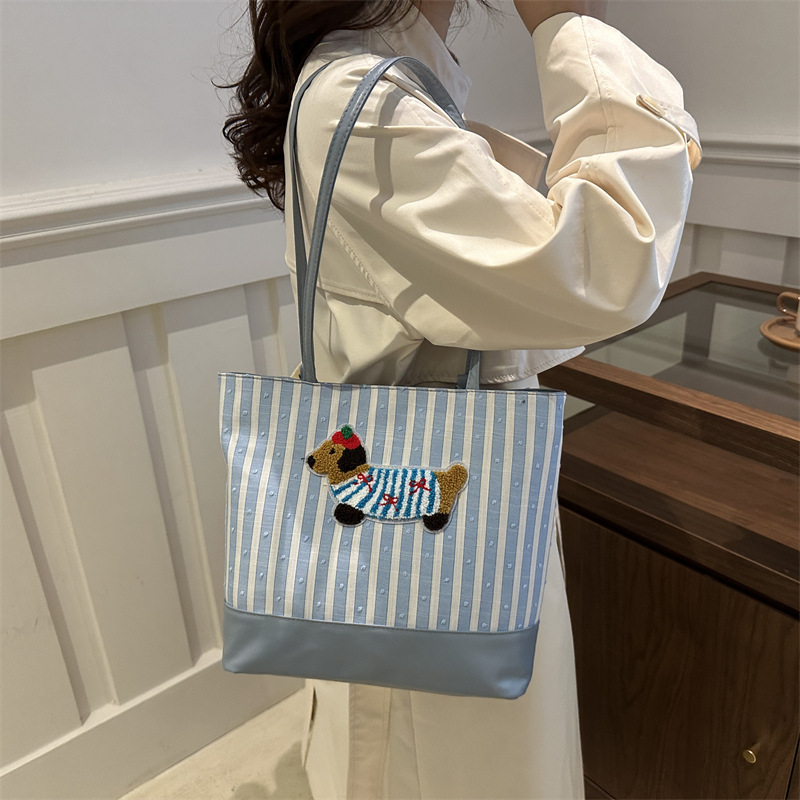 Bolsa de gran capacidad para viajar 2024 nuevo estilo popular de tela de lápiz para perro de hombro multipropósito mujer mochila de hombro