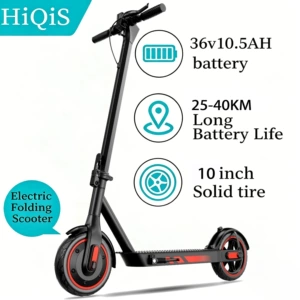2025 new 10 inch electric scooter 500W folding scooter two-wheeled portable electric car battery car