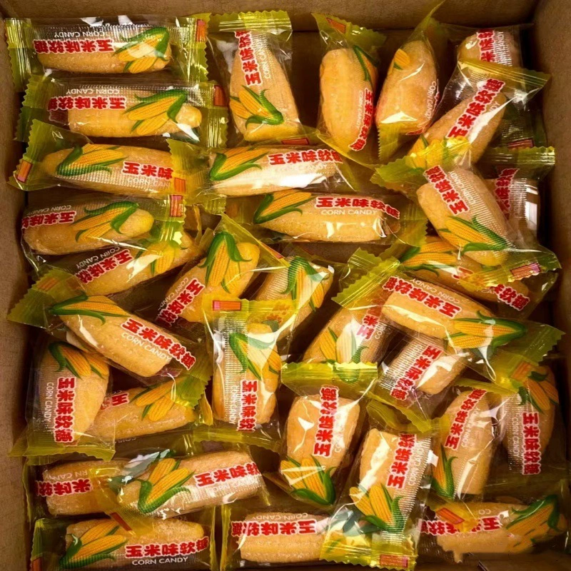 Старомодные кукурузные конфеты, жевательные конфеты со вкусом кукурузы, закуски интернет-знаменитостей, ностальгические конфеты, свадебные конфеты оптом, подарочная упаковка свадебных конфет ко Дню защиты детей