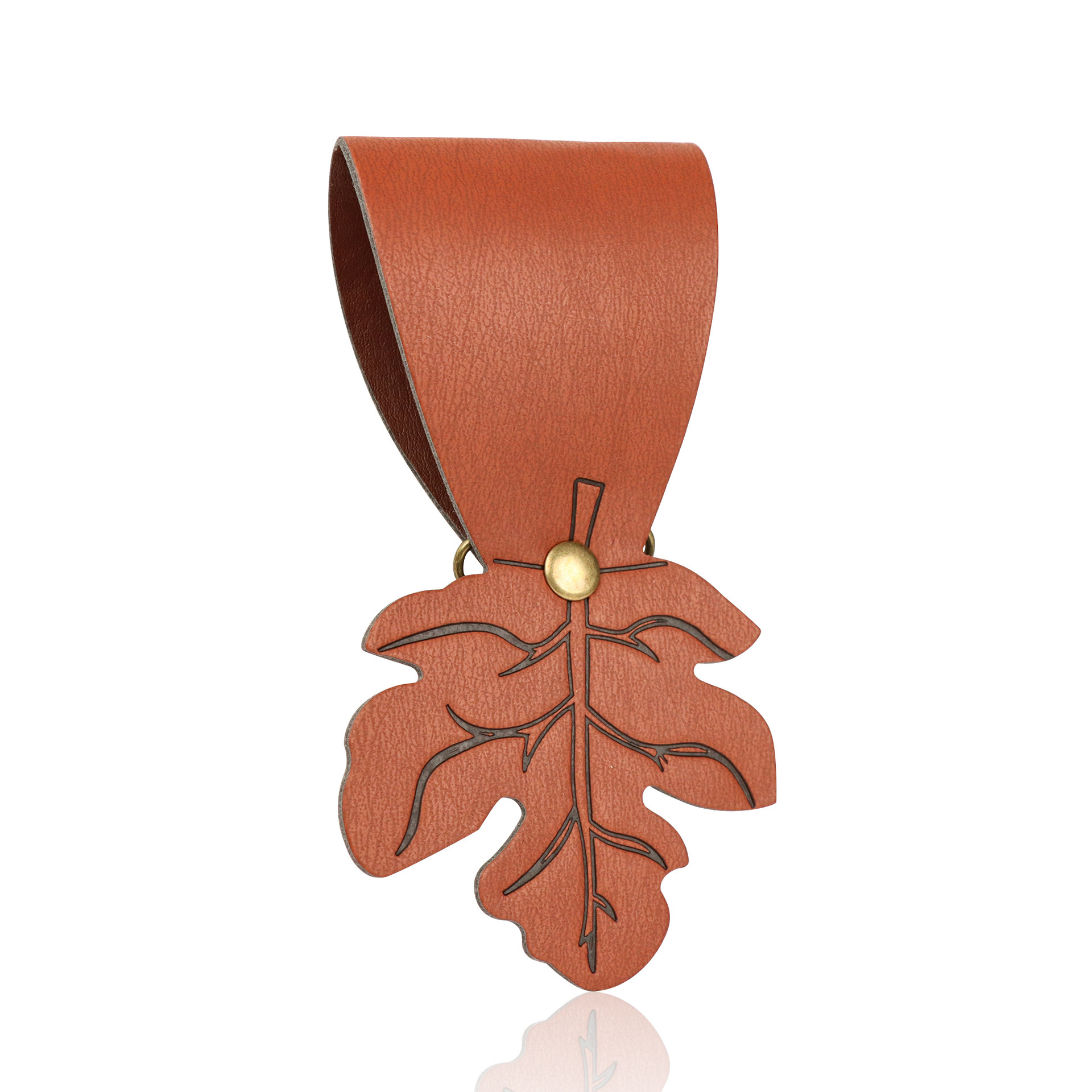 갈색 단풍잎 클립